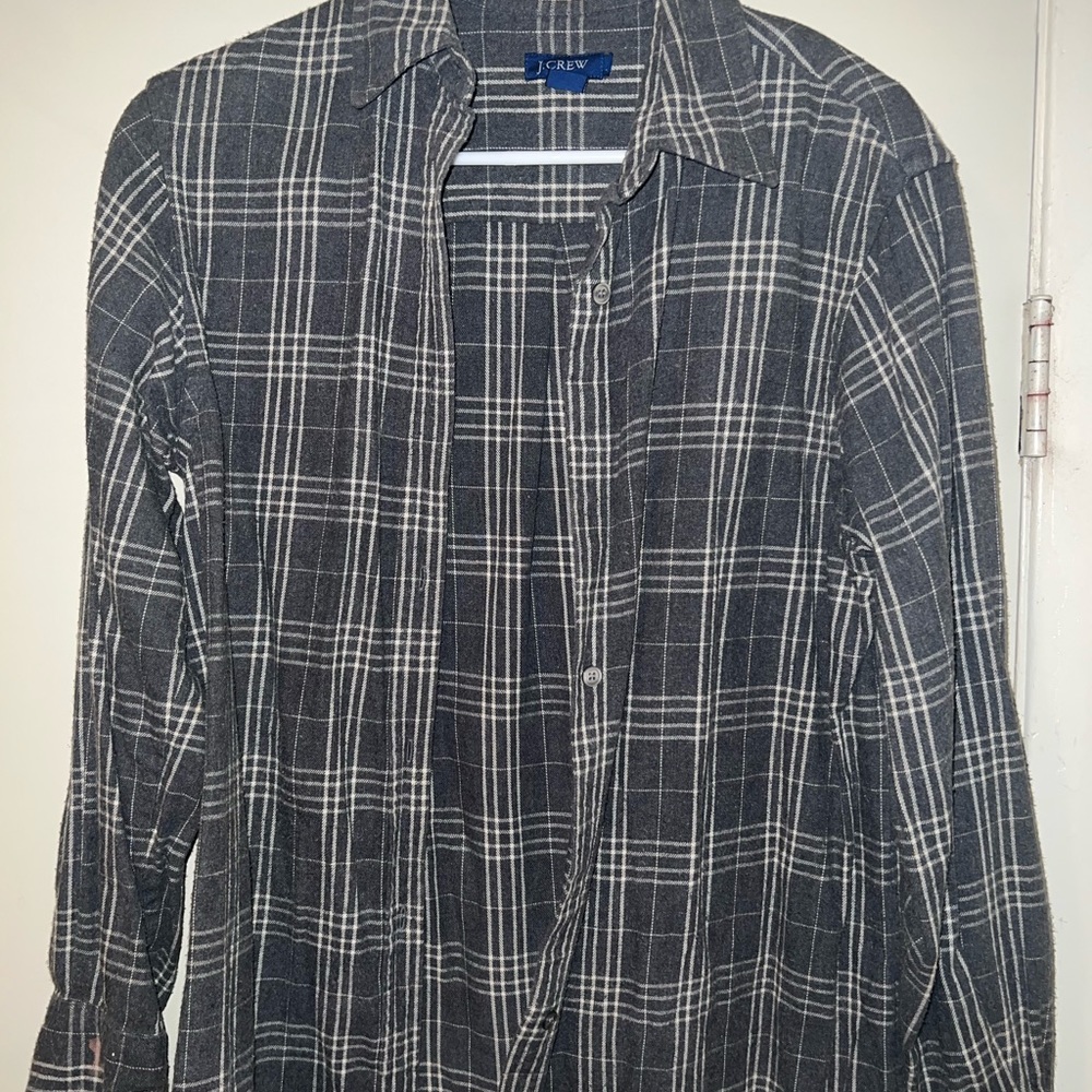 J. Crew Button Down Long Sleeve Flannel